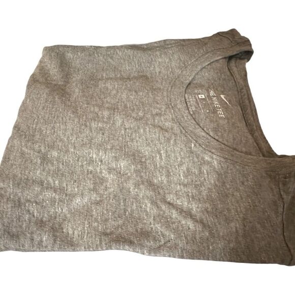 NIKE Long sleeve t-shirt Grey solid color Men size Medium - Picture 6 of 15